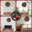 Horloge d'Halloween fantômes chauves-souris citrouilles