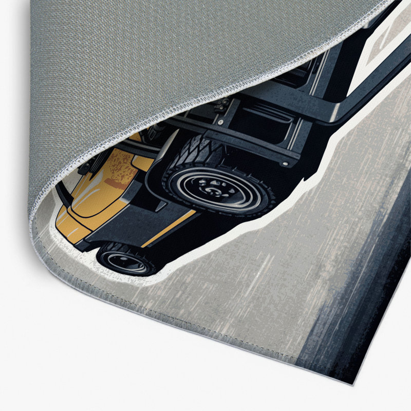 Tapis intérieur et extérieur gris Transport, Rectangulaire 2 pi x 3 pi