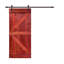 Porte de grange en panneau de bois et métal peint avec ensemble de quincaillerie d’installation-53110627-53210191