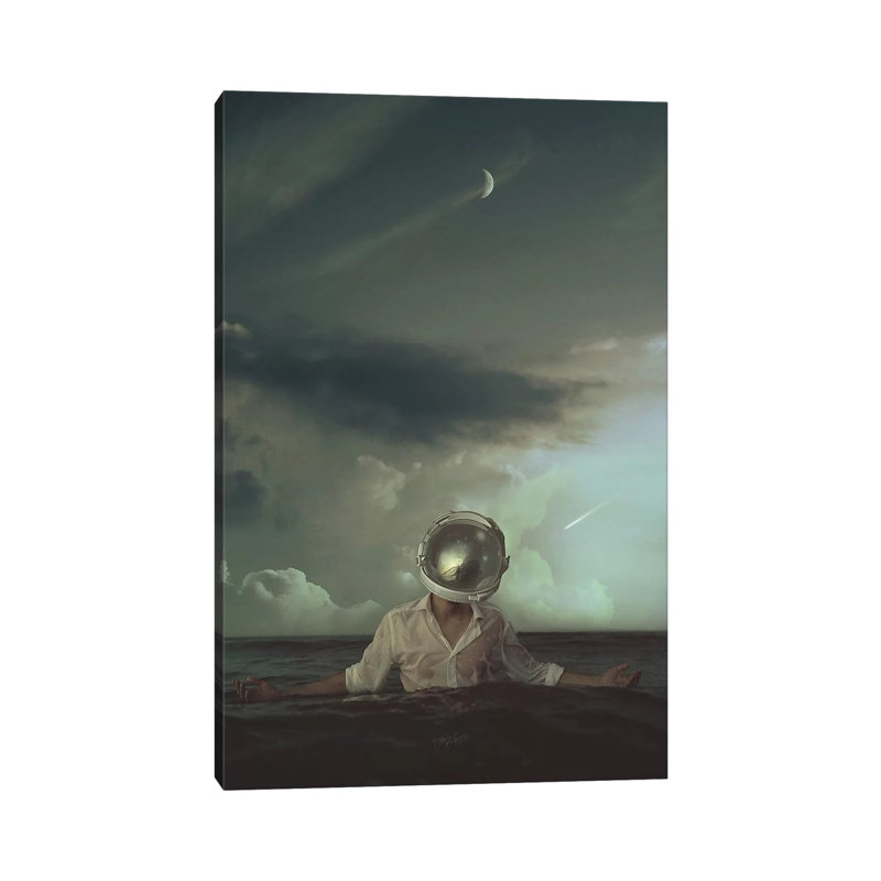Ashore by Rob Hakemo - Print on Canvas, Wrapped Canvas, 20.32 cm H x 30.48 cm W