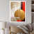 White Single Picture Framed