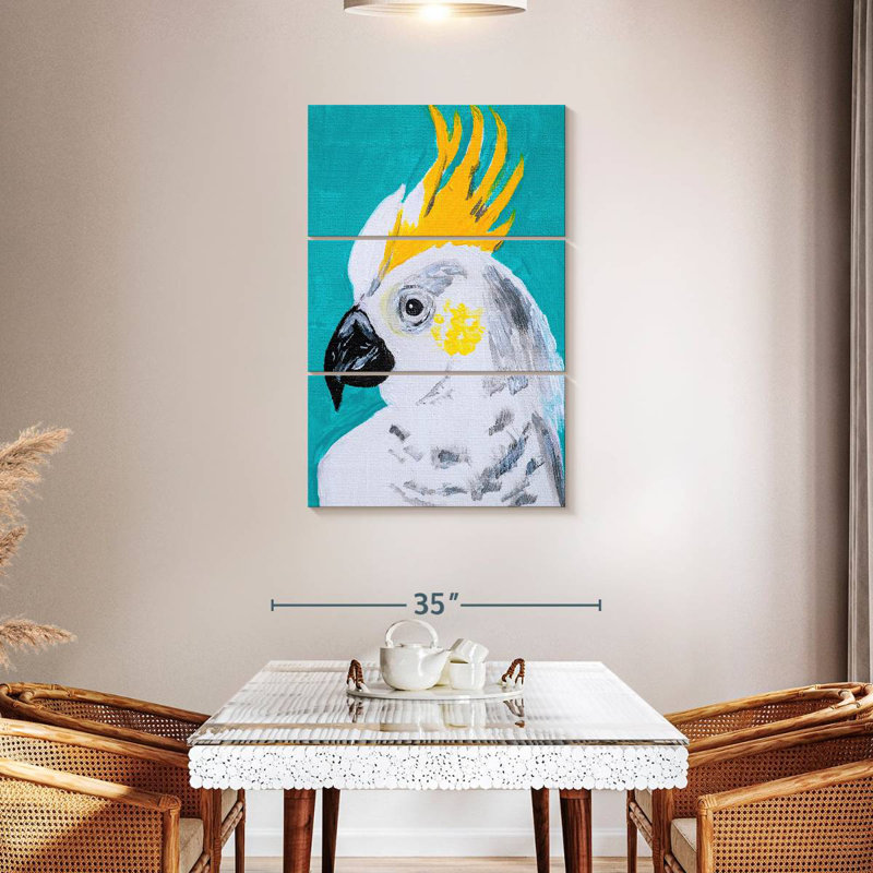 Brampt Noisy As A Cockatoo, 45" H x 28" W