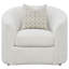 Chaise avec accoudoirs inclinés Rory Latte