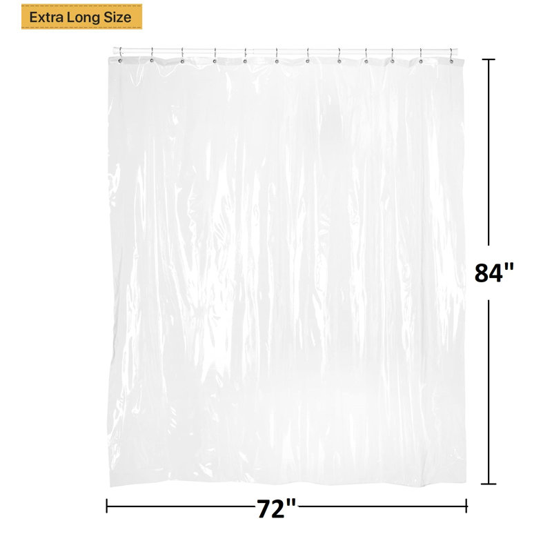 Dareios Vinyl Liner, Super Clear, 84" H x 72" W