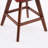 Counter Height Swivel Barstools, 26'' H Seat Height Upholstered Bar Stools Set Of 2, Fabric In Wine Red-717139969