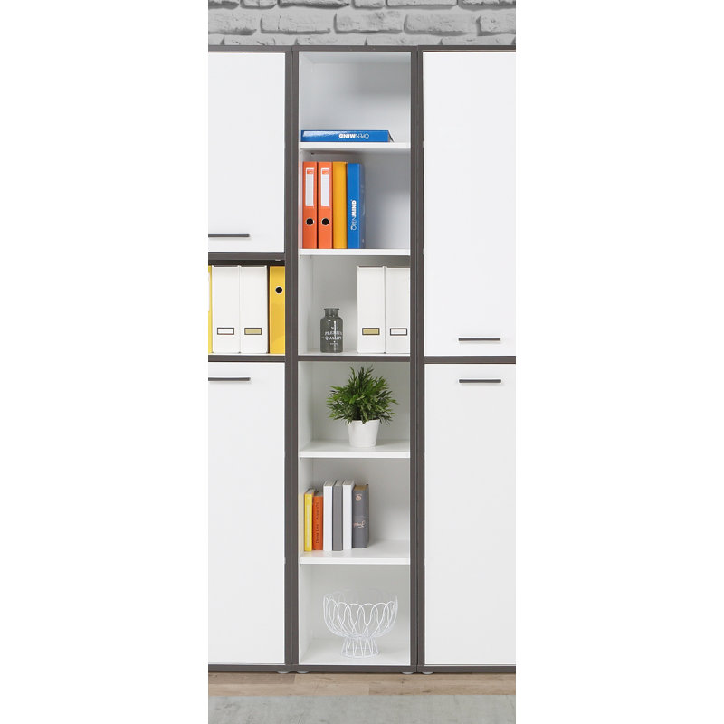 Bibeau 226.4cm H x 44.8cm W Standard Bookcase