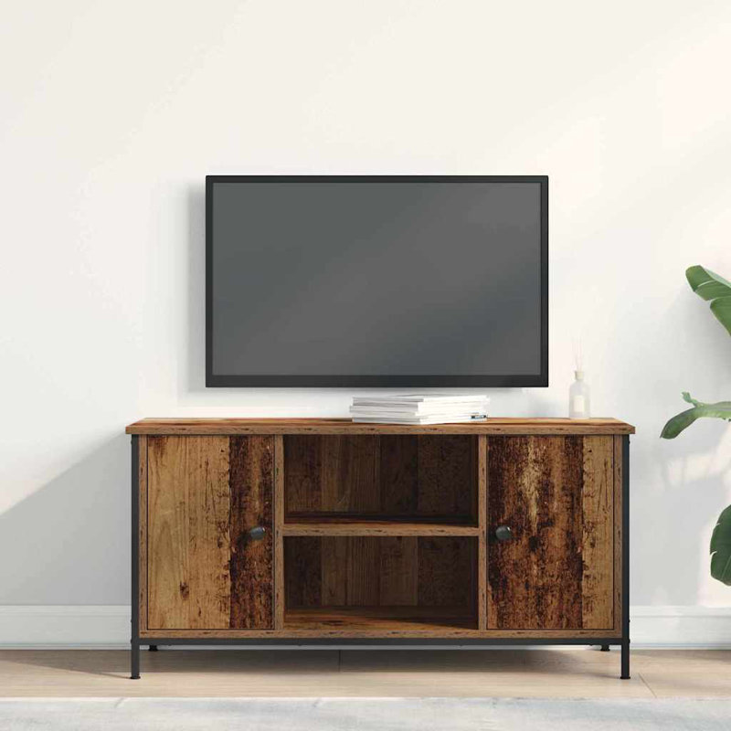TV Cabinet 100 X 40 X 50 Cm Engineered Wood, Old Wood
