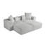 4-Piece Upholstered Corduroy Modular Sectional Sofa with Movable Ottoman – Fully Compressed, No Assembly Required-1717635327
