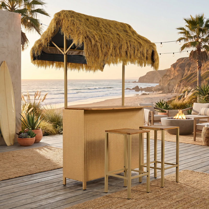Ensemble de patio Hawaiian Tiki