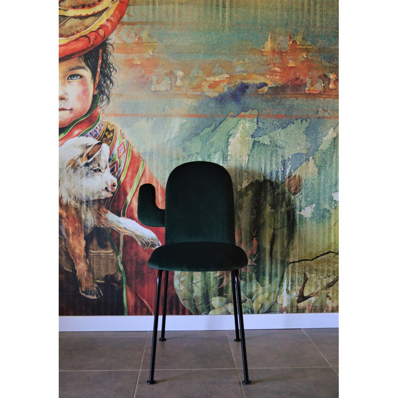 Cactus 50cm H Tufted Upholstered Side Chair