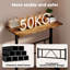 Adjustable Metal Base Computer Desk