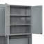 Lit escamotable simple avec placard, tiroirs et bureau-412328305