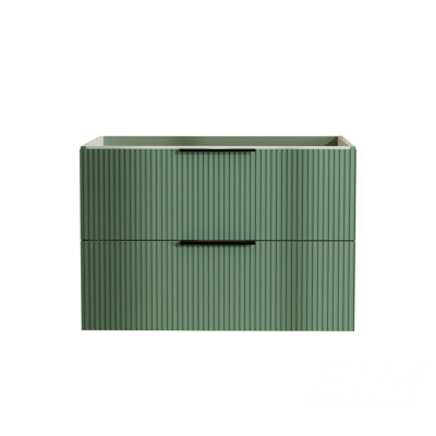 Meuble-lavabo mural de 30 pouces avec de grands tiroirs, conception en forme de U pour faciliter l'installation du drain et fabrication de panneaux multicouches durables, meubles-lavabos de salle de bain (sans lavabo)