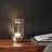 Lumina Lantern Table Lamp – Modern Open-Frame Design With Cylindrical Glass Light Source – Elegant Home Décor Accent For Any Space Gold-589218371