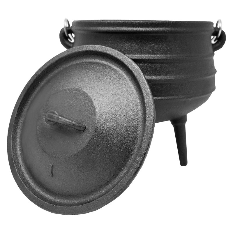 Klarstein Beefalo Cast Iron Round Casserole Dish, 3