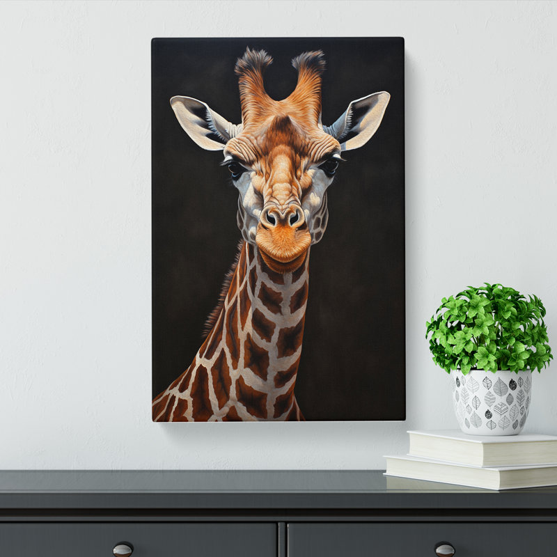 Giraffe Informel - No Frame Print, 76cm H x 50cm W x 3cm D