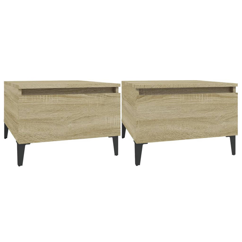 Leefke Side Table Set, Sonoma Oak