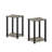 Krenselewski Simplistic Small Side Tables 2 Pieces Set-530376599