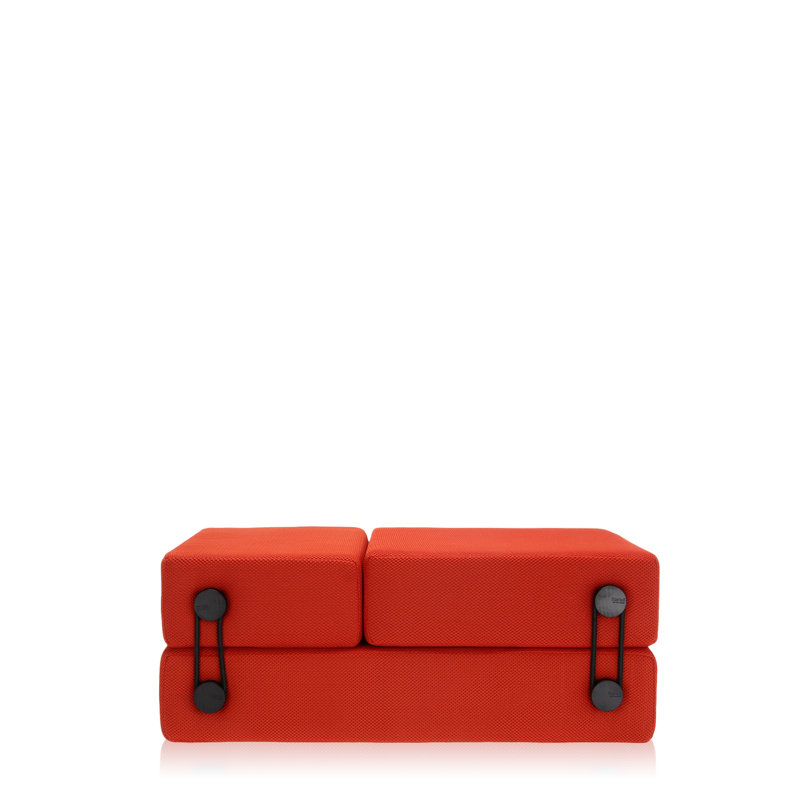 Trix Upholstered Accent Chair, Orange