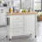 Callahan Wood Kitchen Cart-359243137