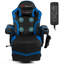 Fauteuil inclinable électrique pivotant de 31,5 po de largeur en simili cuir avec masseur-46773501