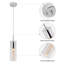 Luminaire suspendu cylindrique à 1 lumière