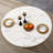 47" 4 - Person Round Marble Dining Table set-1063424435-1050638051