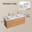 Meuble-lavabo double 60 po avec comptoir en quartz-1100772502