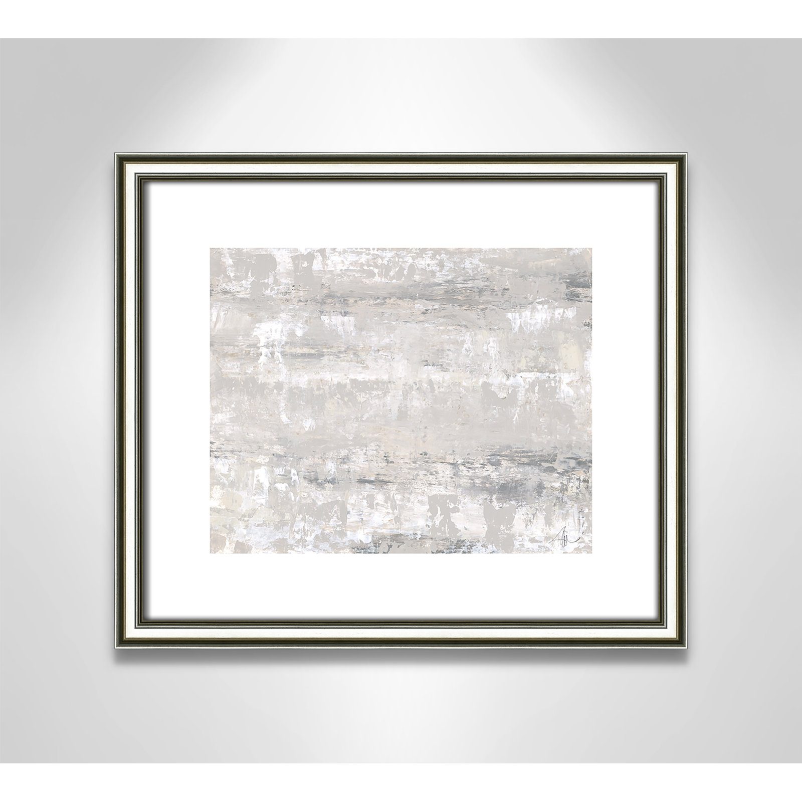 Tryston "Desert Winds" Print by Filippo Ioco, 13" H x 15" W x 0.88" D, Silver Framed Paper