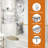 2 Piece Metal Floating Shelf with Hooks