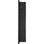Niche de douche noire 16 po x 24 po, organisateur à double tablette, coins carrés et encastrés, étanche à l'eau pour la salle de bain, mousse extrudée, cloison mobile amovible, niche de 24 po