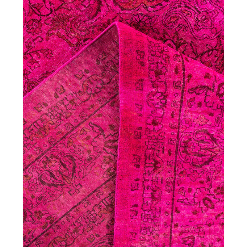 Overdyed One-of-a-Kind 8' 2" X 10' 4" Hand Knotted Area Rug