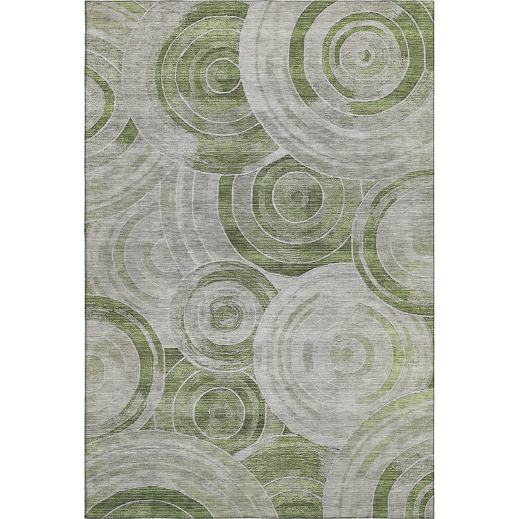 Premium Machine Washable Lubbers AMF1750 Geometric Rug