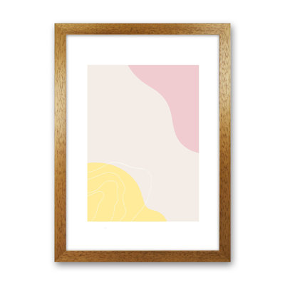 Mila Pink Abstract N18 by Pixy Paper - Print
