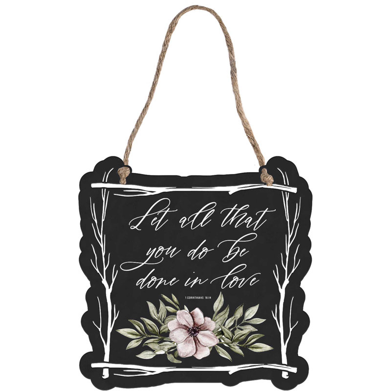 Wall Hanging Metal Twig Frame Let All
