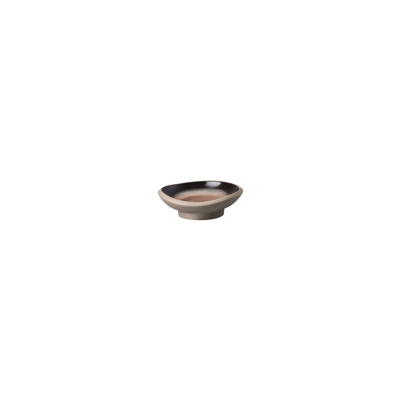Junto Handmade Stoneware Dessert Bowl, Bronze