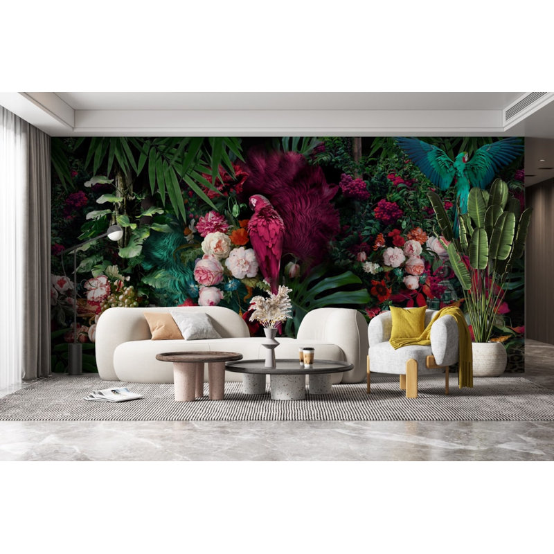 Papier peint paradisiaque Paradise, L 108 po x L 72 po