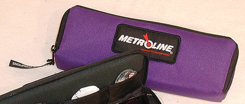 Mini Metroline Fabric Dart Case, Purple