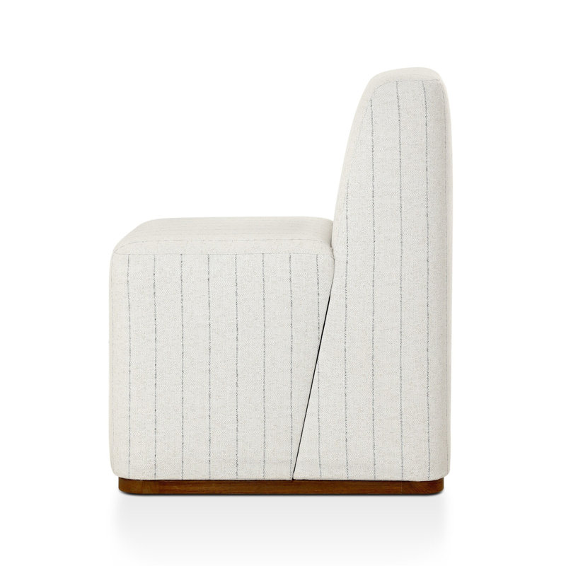 Outdoor Teak Dining Side Chair, Amalfi Natural