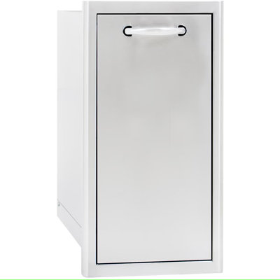 Stainless Steel 13.88" 2-Pieces Modular Outdoor Kitchen Cabinets