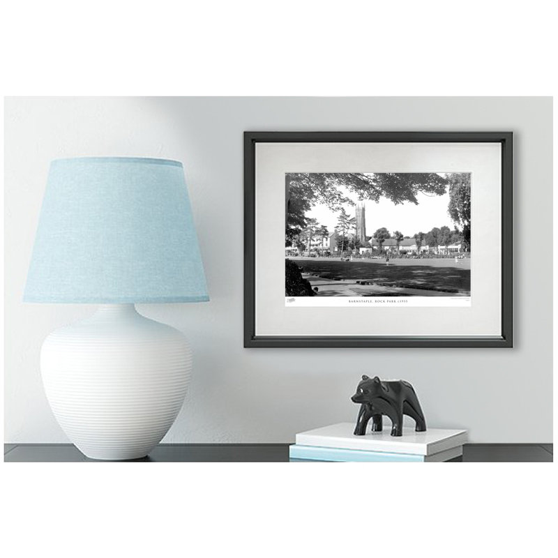 Barnstaple, Rock Park C1955 - Single Picture Frame Print, 60cm H x 80cm W x 2.3cm D