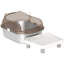Pawtropolis Stainless Steel Enclosed Litter Box with Scoop