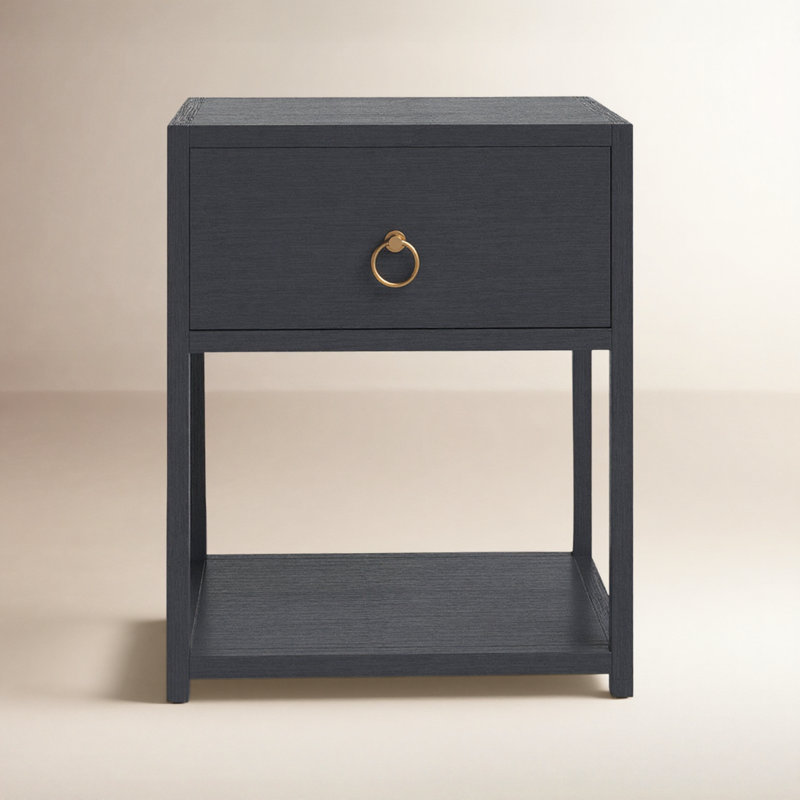 Lark End Table, Navy Blue