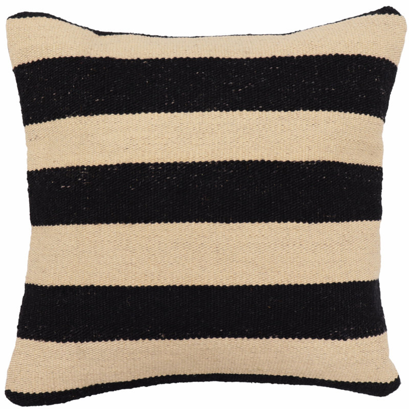 Coussin Kilim tissé à la main Modern Modern par Turkish - 16 po x 17 po