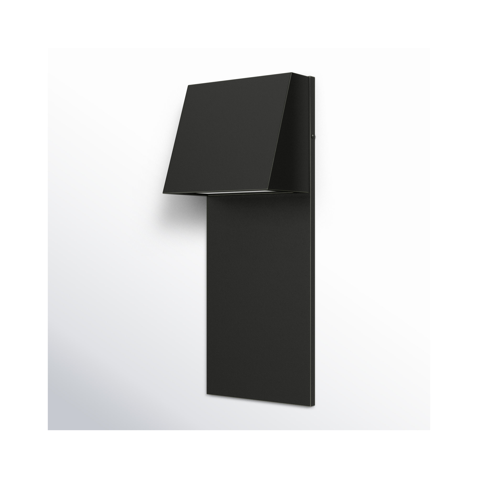 Canto Outdoor Aluminum LED Wall Light, 20" H x 8" W x 5" D, Antique Bronze