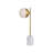 Yearby Marble and Metal Table Lamp with Glass Globe Shade -1205536211-1205536212