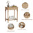 Farmhouse End Table With Storage And Built-In Charging Outlets-1006635109