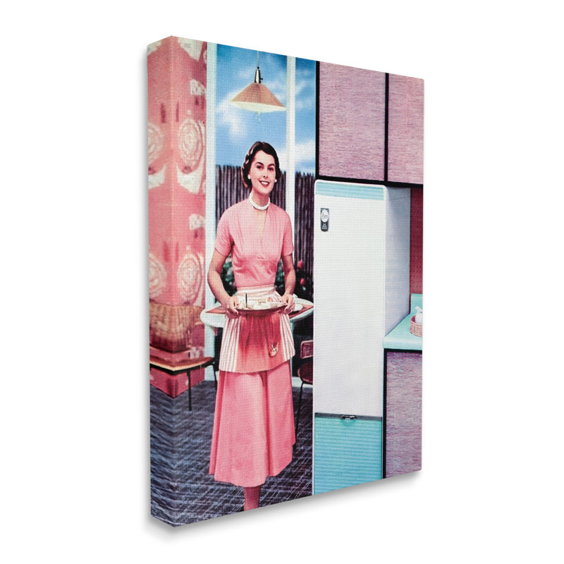 Publicité rétro sur toile Aw-186-Canvas par Kathy Alper, H 40 po x l 30 po x P 1,5 po