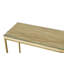 Caledian 116cm Glass Top Console Table