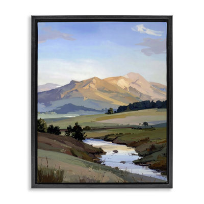 Cadre flottant Across The Valley River, design par Alonza Saunders